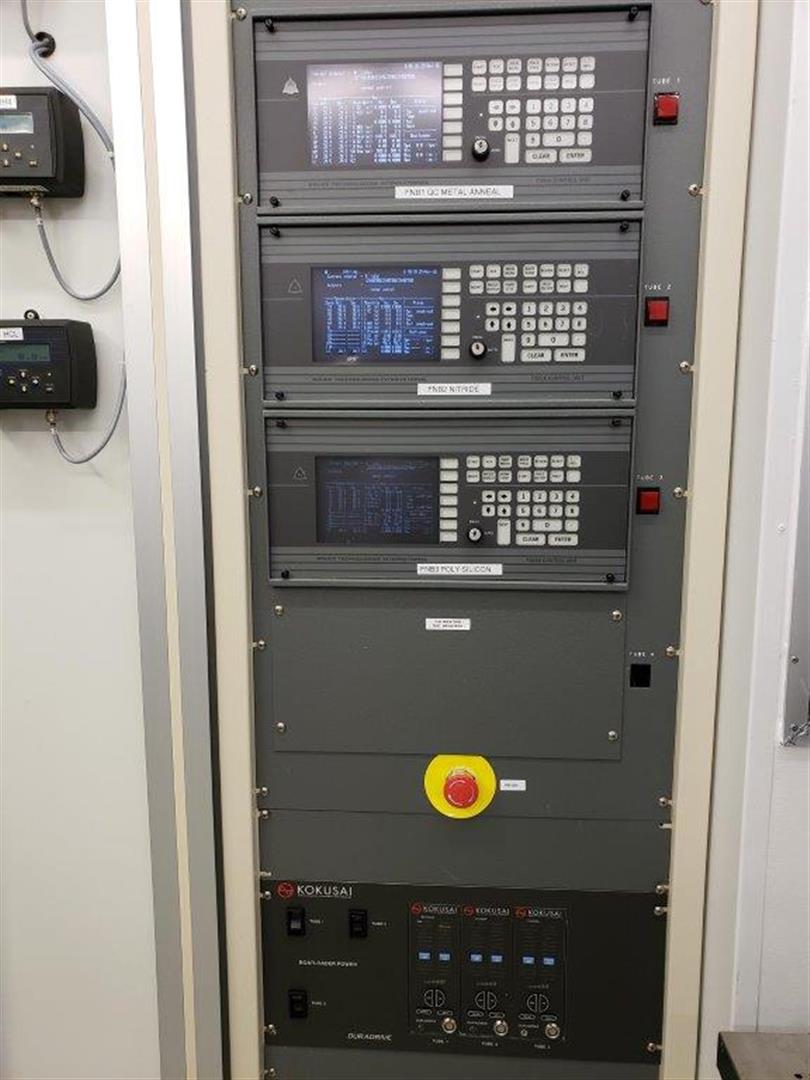 SUNX M-825 wafer mapping sensor and flat zone aligner on Kokusai Furnace DD-823 