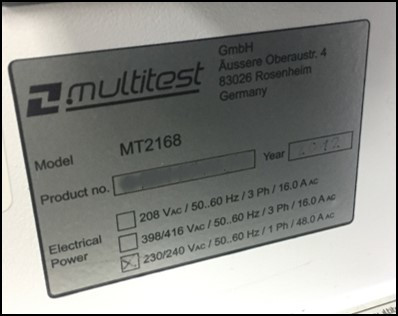 Multitest MT2168