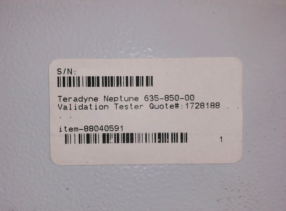 TERADYNE Neptune 635-850-00