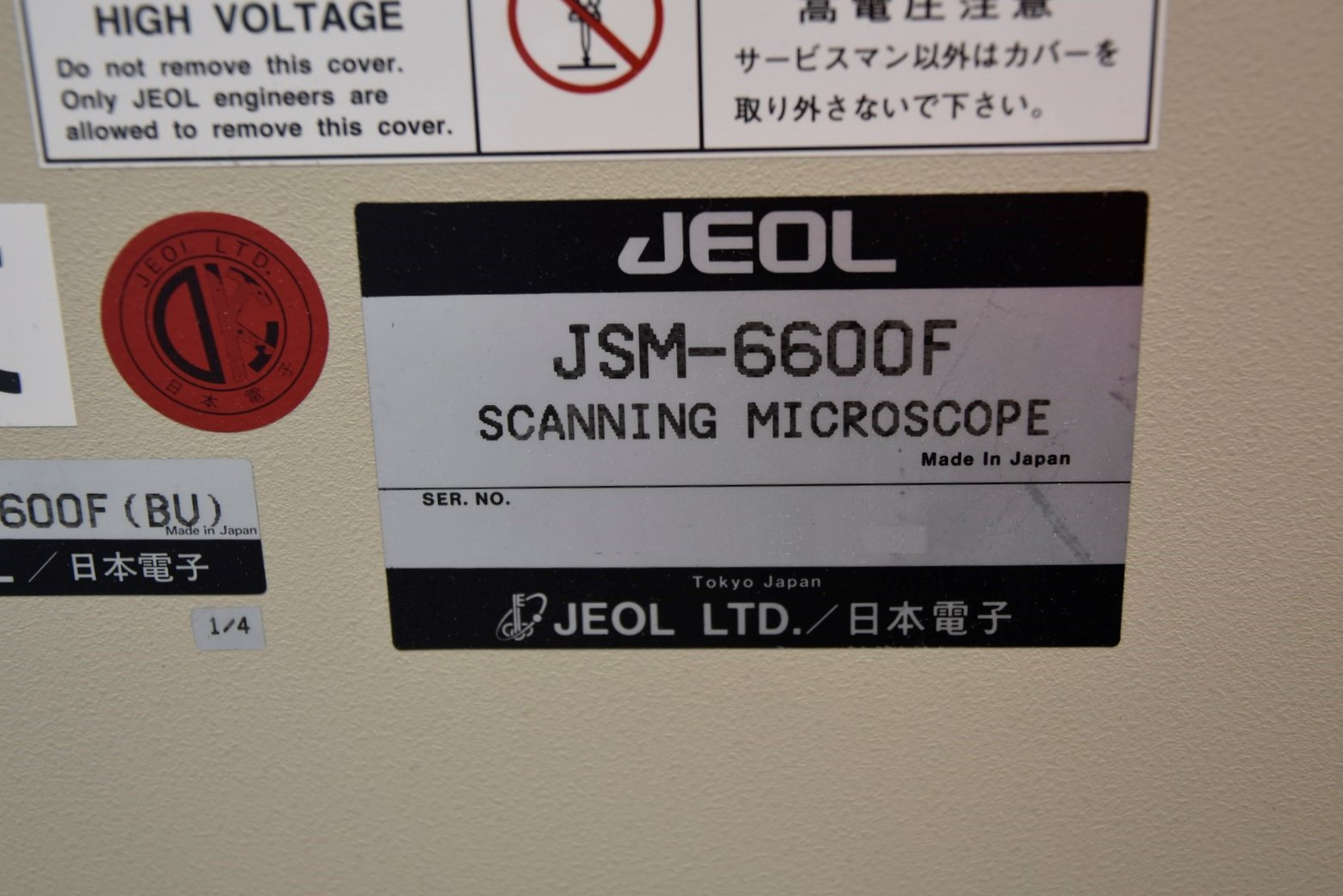 Jeol JSM-6600F