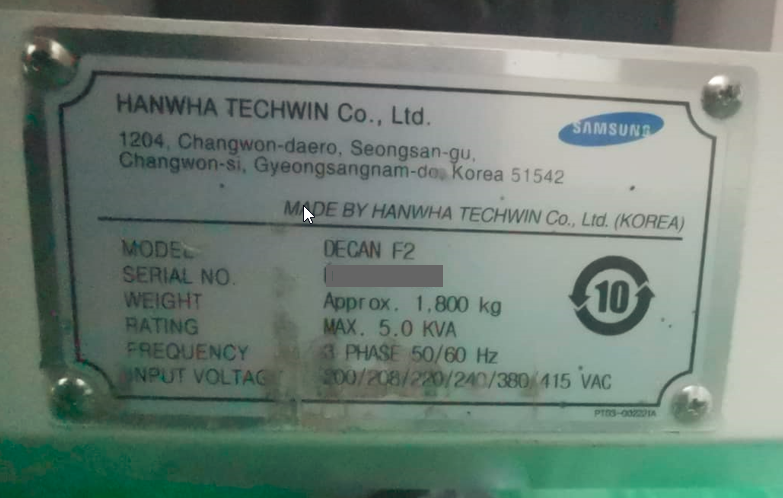 Samsung Tecwin Decan F2