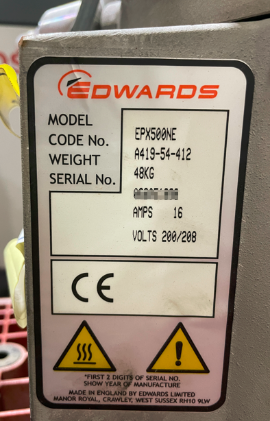 EDWARDS IQDP80(QMB 500) 