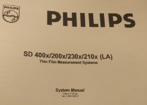 Plasmos / Yvon Jobin /Philips Analytical SD2000