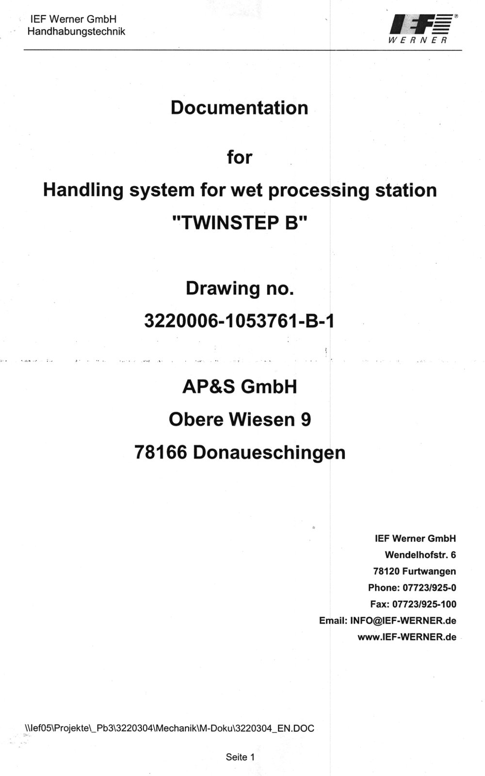 AP & S TwinStep-B H3P04