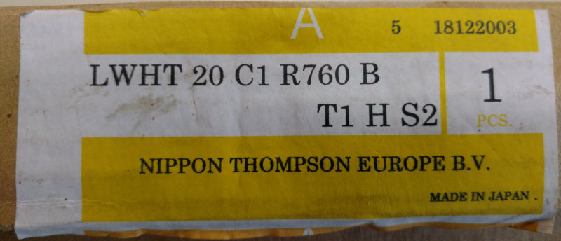 IKO NIPPON THOMPSON LWHT 20 C1 R760 B T1 H S2