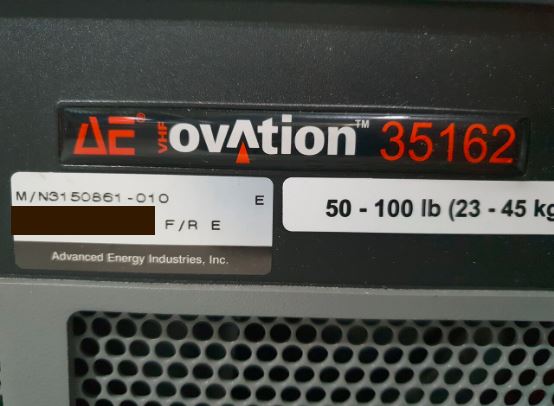 Ae Ovation Rf Generator For Sale